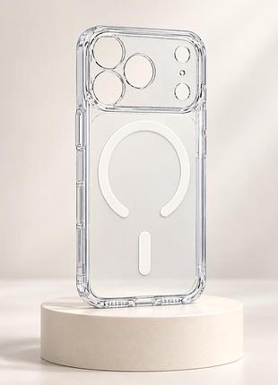 Чехол magsafe clin mag для iphone 18 pro противоударный с защитой камеры черный mc-13546