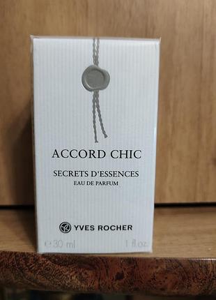 Парфуми аccord chic 30 мл yves rocher акорд шик