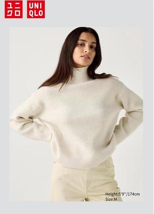Свитер из пряжи soufflé uniqlo