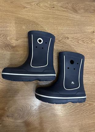 Резиновые сапоги crocs crocband jaunt kids, размер j3 (35-36) оригинал