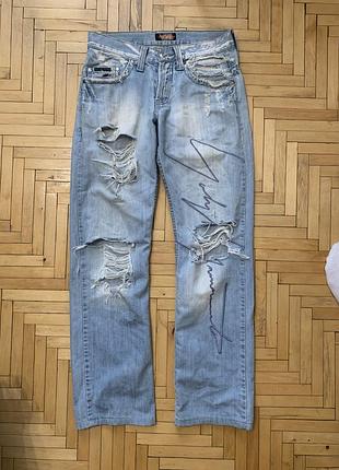 Джинси чоловічі yohji yamamoto y-3 archive bootcut distressed
