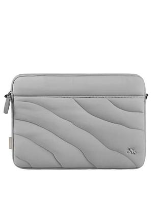 Сумка wiwu terrace laptop sleeve тканевая для 14 дюймов с защитой от повреждений светло-серая mc-13614