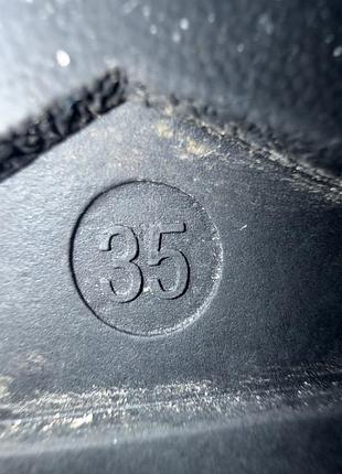 Черевики для підлітків чорні, розмір 35 3