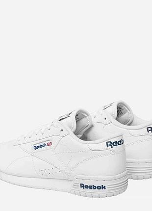 Легендарні, культові та ультрастильні шкіряні кросівки reebok ex-o-fit lo clean logo у бездоганному білосніжному виконанні! 👟✨