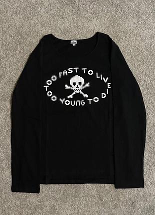 Лонгслів vivienne westwood “too fast to live too young to die”