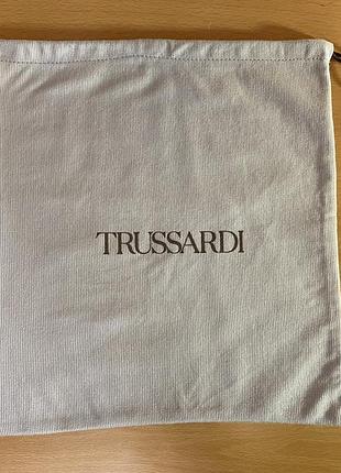 Брендовый пыльник trussardi (труссарди) идеальное состояние / мешочек для сумки обуви, 33/27,5
