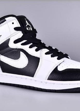 Стильні кросівки nike air jordan high (шкіра, розміри 41-45)