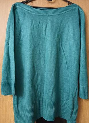 Светр жіночий бірюзовий