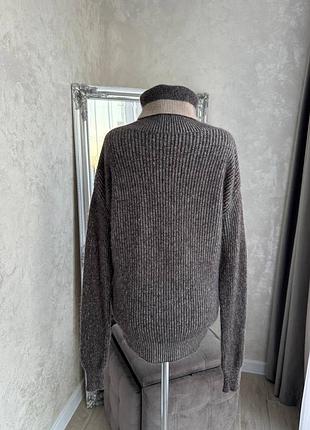 Светр кольору мокко, під шийку 4