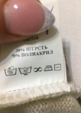 Шикарный свитер шерсть акрил 3