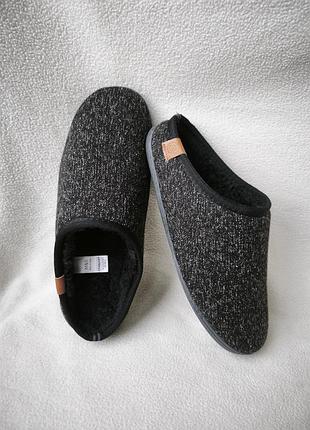 Теплі чоловічі капці m&amp;s р. 9 — це 43 устілка 27,5 см