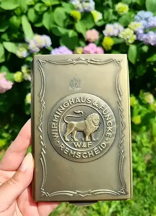 Винтажный блокнот, лев.