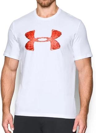 Футболка чоловіча under armour ua heat gear, біла, xl