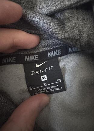Чоловіче худі nike swoosh сіре 5