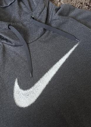 Чоловіче худі nike swoosh сіре 4