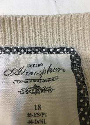 Вязаный свитер стопроцентный акрил 3