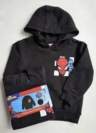 Худі для хлопчика spider-man чорне 98-104