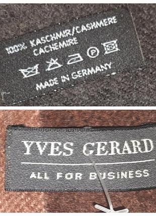 Yves gerard кашемир шарф осенний 3