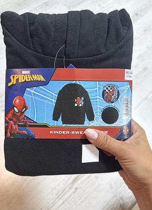 Худі для хлопчика spider-man чорне 98-104 3