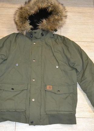 Carhartt l куртка зимняя бомбер оригинал аляска