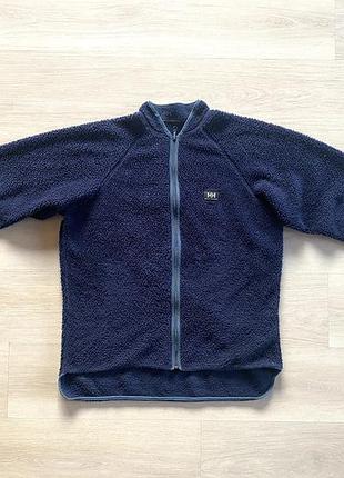 Теплий вінтажний фліс шерпа helly hansen workwear deep pile fleece jacket