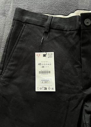 Чорні брючні штани zara 4