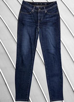 Для девушек джинсы levi's 12-14 лет 152-158 см skinny скинни джеггинсы деним джинсовые брюки slim fit узкие эластичные подростковые брюки