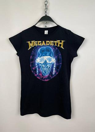 Megadeth 2015 gildan женская футболка мерч