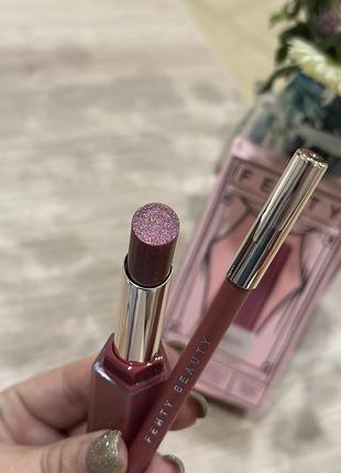 Набір декоративної косметики fenty beauty lip like ruby