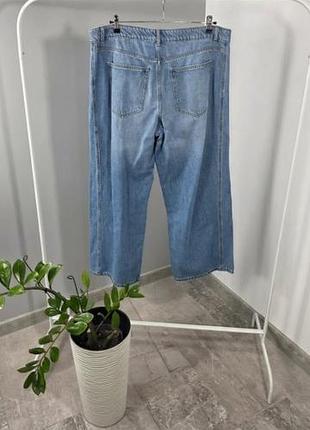 Жіночі джинси tu baggy wide блакитні котон розмір 16s