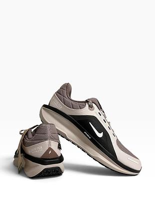 Nike air winflo 11 gore-tex taupe grey / white 2