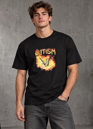 Новая черная футболка унисекс аутизм autism taobao