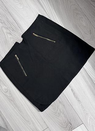 Міні-спідниця жіноча zara чорна