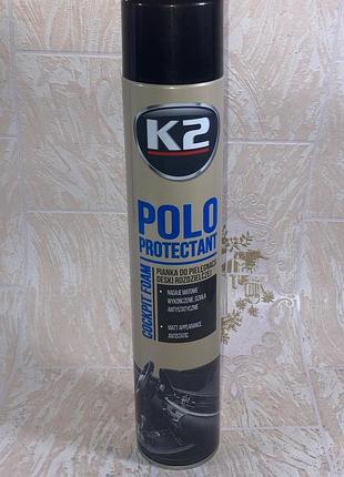 Поліроль для панелі k418 к2 protectant mat foam 750мл аерозоль