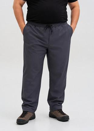 Штани softshell base plus size - графіт