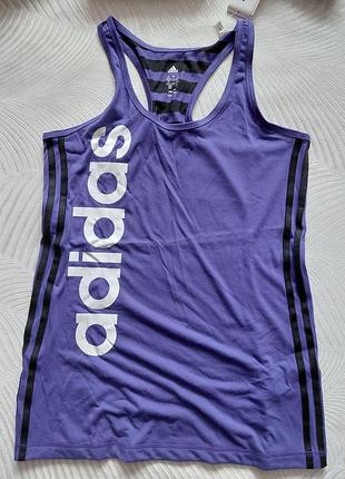 Жіноча майка adidas фіолетова, розмір m, l