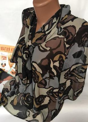 Шикарная , воздушная рубашка блуза2 фото