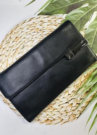 Брендовий шкіряний гаманець dkny