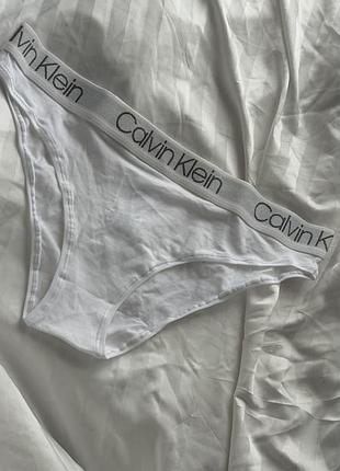 Жіночі трусики calvin klein білі розмір l