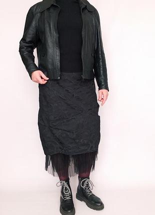 Юбка длинная авангардная дизайнерская, sulu kerstin bernecker.