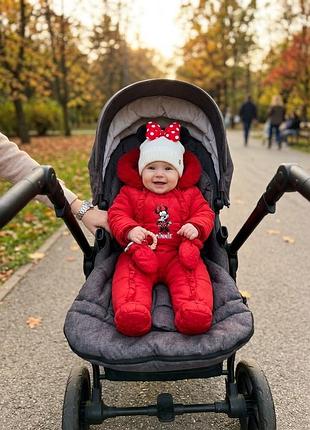 Тёплый демисезонный комбинезон george, 3-6мес
