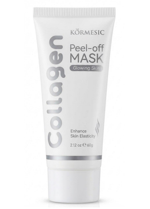 Колагенова маска-плівка для обличчя körmesic collagen peel-off mask glowing skin, 60 г