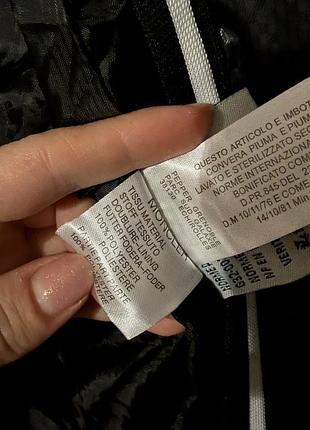 Moncler пуховик чорний 2