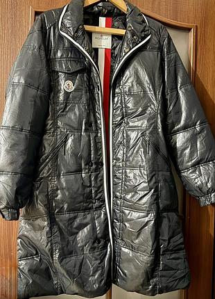 Moncler пуховик чорний