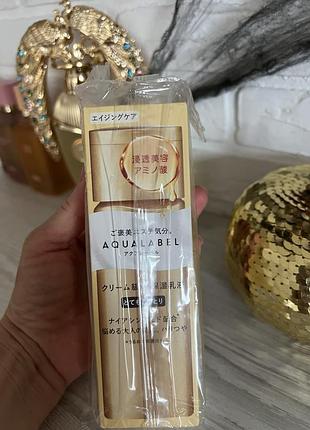 Антивікове зволожуюче молочко для обличчя shiseido aqualabel treatment milk (oil in)