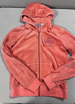 Кофта жіноча juicy couture велюрова рожева
