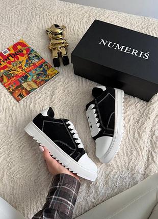 Стильні кросівки numeris atelier ink black white