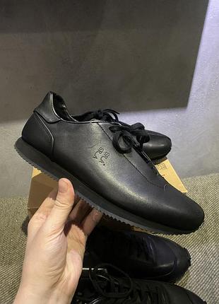 Кросівки чоловічі zara s.r_a чорні шкіряні