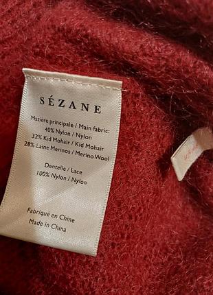 Светр з мохером sezane 7