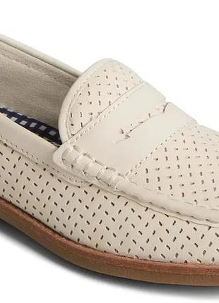 Жіночі лофери sperry penny 42р, бежеві, 28.5 см